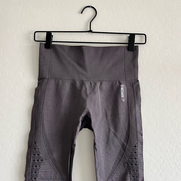 Gymshark High Rise Energy Seamless Perforated Leggings Sz Small - Picture 6 of 12